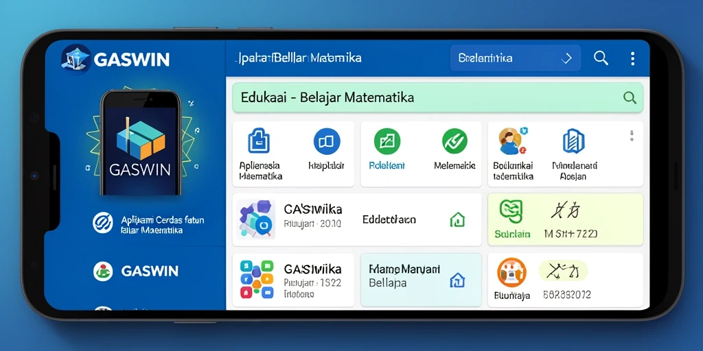 Antarmuka aplikasi GASWIN yang intuitif dan fungsional.